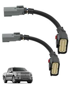 lot 18426 image: 2PCS Halogen to LED Taillight Conversion Harness Kit Fits Compatible with Ford F-150 Trucks 2018-2020,WO Bliss,Halogen to LED TailLight Conversion Adaptor Wiring Connector