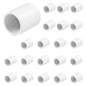 lot 18436 image: UwinVwin 20 pcs 34 PVC Coupling Pipe Fittings (Socket x Socket) Schedule 40 PVC Fittings used For Plumbing and Irrigation