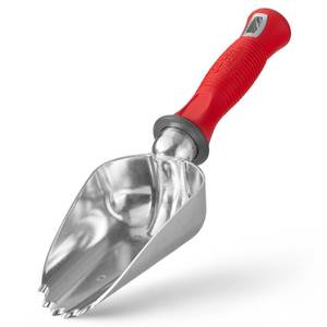 lot 18444 image: Garden Weasel Potting Scoop - Oversized  Dig and Transport  Planting and Gardening Hand Digging Tools, Heavy Duty Soil Scoop, Mini Gardening Shovel  91362