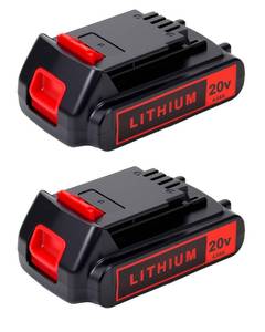 lot 19989 image: BATWAYPRO 20V 4.0Ah Battery for Black and Decker Lithium-Max Tools, High-Capacity Replacement Lithium-Ion Battery, 2-Pack, Compatible with LBXR20 LBXR2020 LBX20 LBXR2520 LB2X4020 LB2XR20