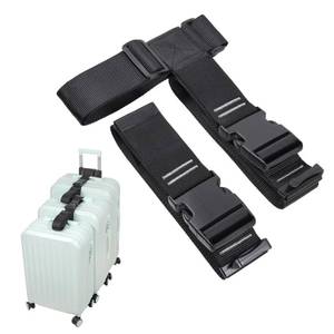 lot 20006 image: Vigorport Luggage Connector, Straps for Suitcase, Add A Bag Adjustable Attachment Accessories 2 Endless for Connect Your 3 Luggage Together-2 Pack (XXLarge)