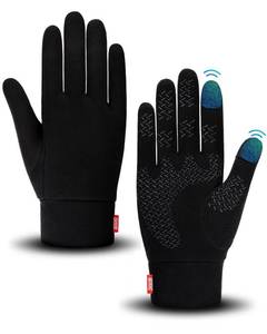 lot 20028 image: Aegend Lightweight Winter Gloves for Men Women, Warm Running Gloves Touchscreen Thermal Glove Liners for Cold Weather Driving, Cycling & Hiking, Non-Slip, Elastic Cuff, Stretchy, Durable