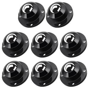 lot 20081 image: TRVL FIELDER Self Adhesive Caster Wheels for Furniture, Small Casters for Furniture Legs, Low Profile Table Wheels, 28 LBS Load Capacity Per Steel Wheel, Rollers for Kitchen Appliances (8 PCS, Black)