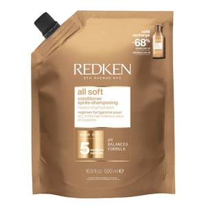lot 20091 image: Redken All Soft Conditioner - Moisturizes & Hydrates Dry, Brittle Hair, Softens, Smooths & Adds Hair Shine, Conditioner & Detangler, Refill