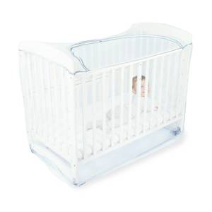 lot 20132 image: Orzbow Crib Tent Canopy - Crib Cover to Keep Baby from Climbing Out, Protects from Climbing Out and, Insects, Mosquitoes, Encrypted Baby Mosquito Net with Two-Way Self-Locking Zippers, White