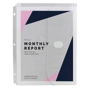 lot 20137 image: C-Line Biodegradable Acid-Free Poly Binder Pocket with 1-Inch Gusset, Side Loading, Clear, 10 Pockets per Pack (33747)
