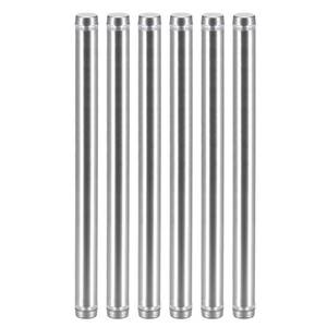 lot 20145 image: uxcell 12 Dia x 6-12(12x164mm) Double Head Standoff Screws Acrylic Glass Nails 6pcs