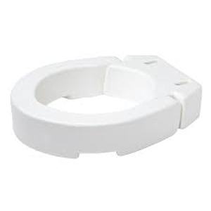 lot 3644 image: Carex Hinged Toilet Seat Riser Standard FGB322C1