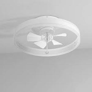 lot 3647 image: 20 inch white fandelier