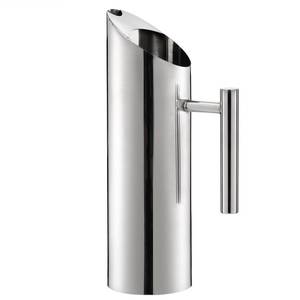 lot 1164 image: Hiceeden Stainless Steel Water Pitcher, 51oz1.5L Modern Metal Pitcher with Ice Guard, Silver Carafe Drink Pitcher with Handle, Beverage Container for IcedHot Tea, Juice, Coffee, Milk