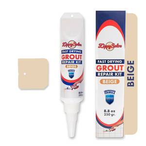 lot 2003 image: ZippySolve Tile Grout, Repair Kit, Restore & Renew Tile Joints Line, Fast Drying Tile Grout Paint Squeeze Tube for Bathroom Shower Kitchen Floor, Waterproof (8.8 oz, Beige)