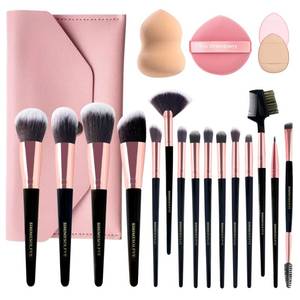 lot 2472 image: Makeup Brush 15Pcs Eye And Face Professional Makeup Brush Set, makeup brushes with lash comb, Makeup Brushes soft makeup brushes set, Eye Shadow Brush With Storage Bag and 5 beauty eggs