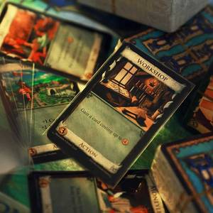 lot 4306 image: DeElf 1000 ct Clear Card Sleeves 61 x 92 mm Size for Dominion Game by Panda Card Sleeves