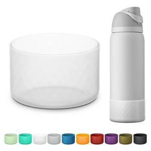 lot 4327 image: Beonsky Silicone Boot for Owala Water Bottle 40 oz, Anti-Slip Protective Sleeve for FreeSipTwistFlip Stainless Steel Water Bottles Accessories
