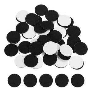 lot 4358 image: uxcell 50 Pcs Adhesive Felt Circles, 34 Round Non-Woven Felt Pads Stickers Dots Pre Cut for DIY Crafts Sewing Handcraft Costume Holiday Decoration, Black