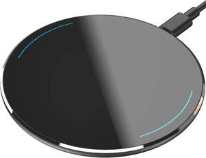 lot 4388 image: TOZO 2025 W1 New Anti-Slip Wireless Charger 15W Max Fast Wireless Charging Pad Compatible with iPhone 171616 Plus16 Pro Max 151413SE Series, Samsung Galaxy S25S24S23 Series, Black