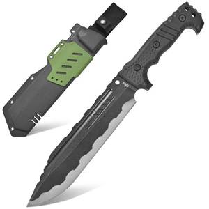 lot 5799 image: Gtkii GTK36 Fixed Blade Knife DC53 Steel Blade Full Tang Nylon Fiberglass Handle Massive EDC Fix Knifes for Camping Hunting Bushcraft