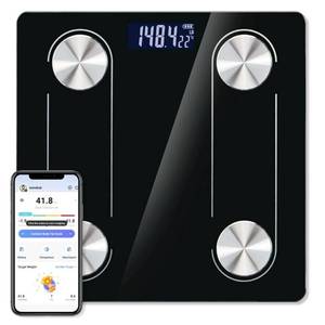 lot 5810 image: Digital Body Scale Trnr-BDYSCLE-BLK, Home Essential Body Weight Scale for People, Durable Bathroom Accessory, Compatible with Apple and Android OS, Workout and Fitness Equipment