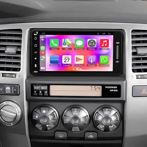 lot 6010 image: 4G64G Car Radio for Toyota 4Runner 2003-2009, for Tundra 2003-2006, for Sequoia 2003-2007,Support Carplay& Android Auto, Bluetooth&Voice Control, Back-up Camera& Steering Wheel Control,GPS,FM Radio