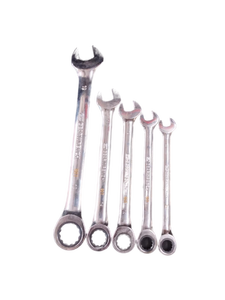 lot 6393 image: Gearwrench 901 Series Combination Wrench Set of five