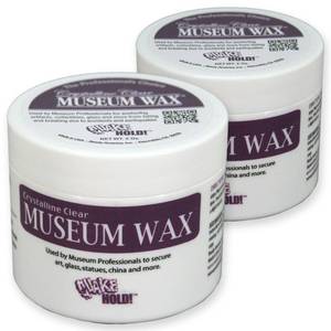 lot 6413 image: Quakehold 66112 Museum Wax, Clear 2 Ounce (Pack of 2)