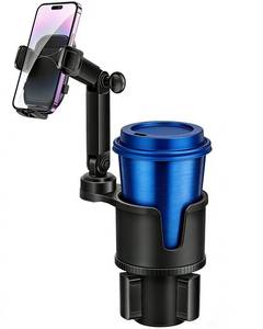 lot 9889 image: Cup Phone Holders for Your Car, 360°Adjustable Car Cup Holder Phone Cradle for 2.5-4 Cup Holders-Compatible with iPhone 1514 Pro, Phone Holder Mount for TruckSUV Anti-Slip & No Shake Design