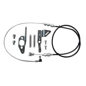 lot 10190 image: Universal P7100 Throttle Swap Kit Fit for Cummins 5.9L 12V Engines (6BT4BT) - Includes 36 Adjustable Cable, Mounting Brackets & Return Springs - Compatible with P7100 Injection Pumps