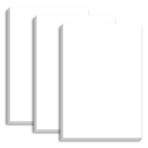 lot 10211 image: (3-Pack) Premium Printer Paper, A4 (8.3x 11.7) Blank Copy Paper, Unpunched, Blank Papers, 28lb Bond100gsm, 150 Sheets300 Pages