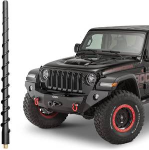 lot 10222 image: VOFONO 13 Inch Antenna for Jeep Wrangler Gladiator 2007-2026, Short Antenna for JL JK Rubicon Sahara Unlimited Sport Willys 4xe Mojave High Altitude Jeep Accessories