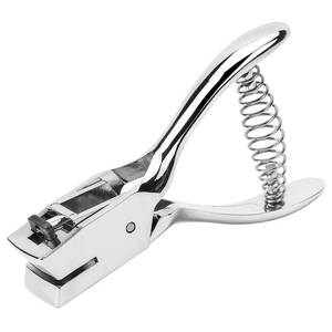 lot 12223 image: MROCO Hole Punch One Slot Badge Punch for ID Cards �� Handheld Metal Slot Puncher, 15mm x 3mm Hole, No Burrs, Spring-Loaded, Works on PVC, Paper & Cardstock