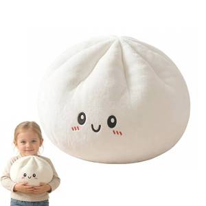 lot 12233 image: Giant Dumpling Squishy, 10 inch Large Jumbo Dumpling Stress Ball, Mystery Anxiety Stress Relief Fidget Toy, Plush Pillow Soft Squeeze Decompression Dough