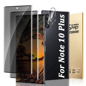 lot 12238 image: Geviaho 22 Pack For Galaxy Note 10 Plus Screen Protector with Camera Lens Protector, 3D Full Coverage, 9H Tempered Glass, Scratch Resistant, Touch Sensitive,Bubble-Free, Easy Installation (6.8 Inch)