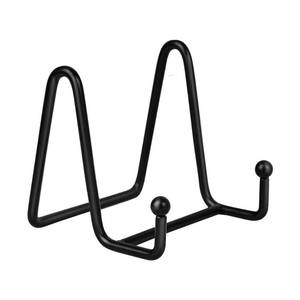 lot 12262 image: Artliving Plate Stands for Display - Iron Easel Stand Plate Holder Display Stand Picture Frame Stand for Pictures  PhotoDecorative Plate Dish  Tabletop Art - 3 inch-Black