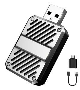 lot 12283 image: Tsnam Wireless CarPlay & Android Auto Adapter, USB Dongle for Car, Converts Wired to Wireless, Plug & Play, Auto-Connect, Compatible with iPhone and Android
