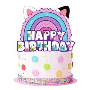 lot 12294 image: Dollhouse Birthday Cake Topper Girl Party SuppliesDoll House Party Decorations