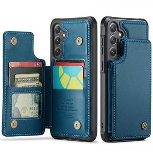lot 12312 image: Vinich for Samsung Galaxy S25 Plus Wallet Case with Card Holder, RFID Blocking Credit Slots Kickstand Shockproof Phone Cover Fit for Galaxy S25 Plus 6.7 Blue