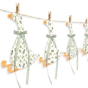lot 12314 image: Maitys 2 Sets Silly Goose Green Baby Shower Bunting with Bow Ribbon One Silly Goose Birthday Banner Baby Showers Decorations for Nursery Room Birthday Party Photo Shoot Background Props
