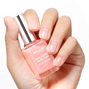lot 12328 image: GELLEN 4��in��1 Clear Nail Polish Base Coat Sheer Tinted Milky Pink, Ridge Filler, Nail Strengthener & Concealer, Calcium Formula Strengthens Nails, Enhances Natural Look, No HEMA, Anti-yellowing