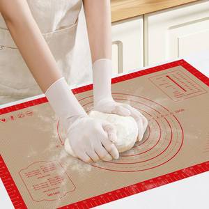 lot 12399 image: Silicone Pastry Mat - 26x16 Non Slip Baking Mat with Measurements, Extra Large Dough Mats for Counter, Ideal for Rolling Dough, Fondant, Pizza, Pie, Cookies