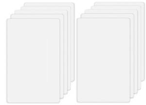 lot 12420 image: ZEFTV Screwless Blank Wall Plates 1-Gang Blank Switch Outlet Electrical Cover Plate Unbreakable Thermoplastic Faceplate for Decorative Receptacle Outlet Switch, White (10 Pack) (Missing One)
