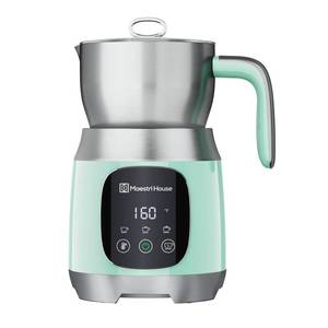 lot 13117 image: Maestri House Milk Frother, 21OZ Variable Temp and Froth Thickness Milk Frother and Steamer, Smart Touch Control Milk Warmer, Dishwasher Safe, Memory Function for Latte Cappuccino Hot Chocolate