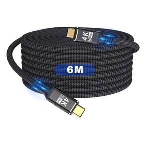 lot 14451 image: KMMXXCPM Long Usbc to Usbc 20FT Cable Compatible With Thunderbolt 3,Usb C 3.1 Gen 1 Cable 10Gbps Data Transfer,4K60Hz2K120Hz Video Output Monitor Cord,Type-C Nylon Braided PD3.0 100W Fast Charging.