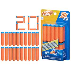 lot 14479 image: Nerf N Series N1 Darts, Includes 20 Refill Darts, Compatible Only with Nerf N Series Blasters, Outdoor Games, Ages 8