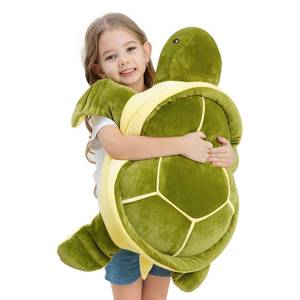lot 15202 image: Dalmao 28 Inch Big Sea Turtle Stuffed Animals Giant Soft Plush Toys, Large Ocean Green Turtle Plushie Body Pillow, Gifts for Kid Boys, Girls, Girlfriend, Birthday, Valentine