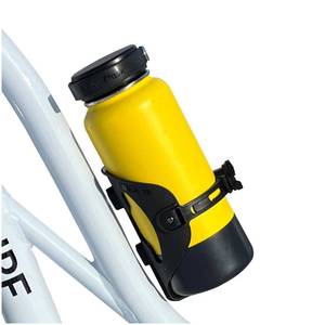 lot 18403 image: Any Bottle Cage, Bike Water Bottle Holder - Fits Any Bottle, Container, Speaker, (Cage Only). Mounts Directly to Bikes That Have pre-Installed Screws on The Bike Frame.
