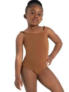 lot 20159 image: Capezio Girls Camisole WAdjustable Straps - Leotard, Brown, XL US