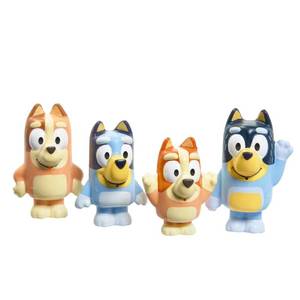 lot 20207 image: TOMY Toomies Bluey Bath Toy Squirters - Includes Bandit, Chilli, Bingo, and Bluey Figures �� Toddler Water Toys for Pool or Bathtub Play - Toddler Toys Ages 18 Months and Up (Two Pieces Only)