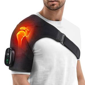lot 20213 image: Cordless Shoulder Heating Pad, Heated Shoulder Wrap with Massage, Heated Shoulder Brace, Shoulder Massager for Pain Relief Deep Tissue (Black)
