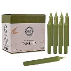 lot 20217 image: Raajsee Unscented Mini Taper Candles (Plum) �� 4 Inch Height � 0.5 Inch Diameter  Smokeless & Dripless  Paraffin Wax with Cotton Wicks  Long Burning (Pack of 20) (Purple)