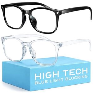 lot 20224 image: livho High Tech Blue Light Glasses - Advanced Blue Light Blocking Computer Glasses - Screen Fatigue & UV Protection
